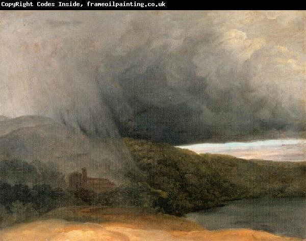 Pierre-Henri de Valenciennes Storm by a Lake